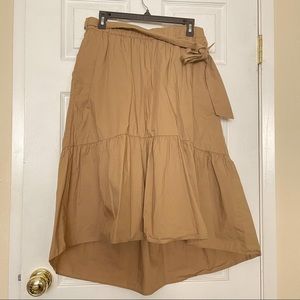 J. Crew skirt in tan color size 10